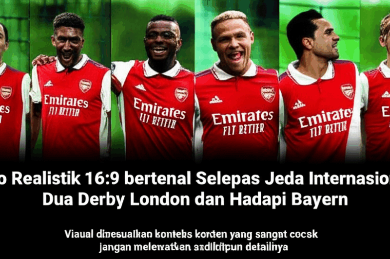 Arsenal Kembali: Dua Derby London & Hadapi Bayern Setelah Jeda Internasional