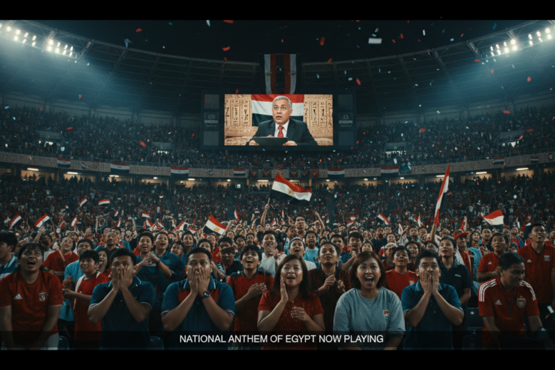 Piala Afrika 2025: Kameramen Blunder Saat Lagu Mesir Diputar